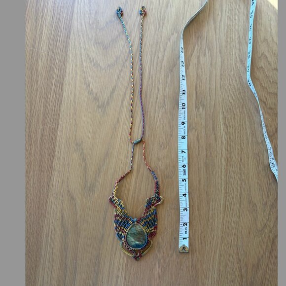 The Meraki Mint Macreme Necklace - Picture 2 of 2